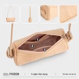  Túi Yuumy (Thời trang nữ dáng trụ năng động - Túi đeo vai da Seasand YN308XN) màu xanh ngọc 