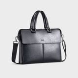  Cặp công sở Trita (Thời trang nam phối ngăn - Cặp da TCA20D) màu đen 
