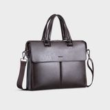  Cặp công sở Trita (Thời trang nam phối ngăn - Cặp da TCA20N) màu nâu 