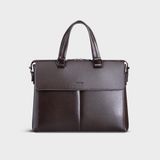  Cặp công sở Trita (Thời trang nam phối ngăn - Cặp da TCA20N) màu nâu 