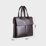  Cặp công sở Trita (Thời trang nam phối ngăn - Cặp da TCA20N) màu nâu 