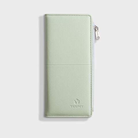 Ví Yuumy (Thời trang nữ cầm tay dáng đứng - Ví da Seasand YV116XN) màu xanh ngọc