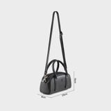  Túi Yuumy (Thời trang nữ thiết kế dáng vòm - Túi xách da Seasand YTX77D) màu đen 