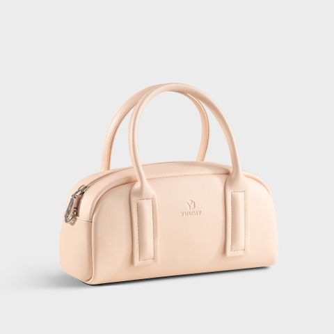 Túi Yuumy (Thời trang nữ thiết kế dáng vòm - Túi xách da Seasand YTX77HA) màu hồng dâu