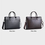  Cặp công sở Trita (Thời trang nam đựng vừa laptop 13.3 inch - Cặp da TCA21D) màu đen 