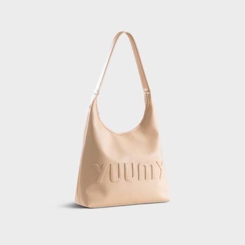 Túi Yuumy (Thời trang nữ đeo vai phong cách hàn quốc size 29 - Túi xách da Seasand YTX70D) màu kem