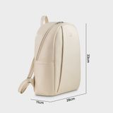  Balo Yuumy (Thời trang nữ basic cỡ lớn - Balo da Seasand YBA111T) màu trắng 