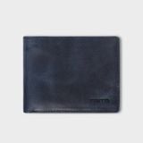  Ví nam da bò Trita (Thời trang nam dáng ngang - Ví da RVN002X) màu Xanh đen 