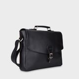  Cặp công sở Trita (Thời trang nam vừa laptop 14 inch - Cặp da TCA4D) màu đen 