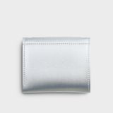  Ví Yuumy (Thời trang nữ dáng cầm tay nhỏ gọn - Ví da Glossy YV95BC) màu bạc 