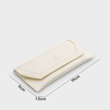  Ví Yuumy ( Thời trang nữ dáng dài - Ví da Glossy YV91TT ) màu trắng ngọc trai 