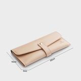  Ví Yuumy (Thời trang nữ kiểu cầm tay dáng dài - Ví da Seasand YV47K) màu kem 