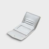  Ví Yuumy (Thời trang nữ dáng cầm tay nhỏ gọn - Ví da Glossy YV95BC) màu bạc 