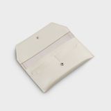  Ví Yuumy ( Thời trang nữ dáng dài - Ví da Glossy YV91TT ) màu trắng ngọc trai 