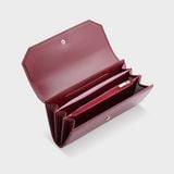  Ví Yuumy (Thời trang nữ cầm tay dáng dài - Ví da Smooth YV76DO) màu đỏ Smooth 