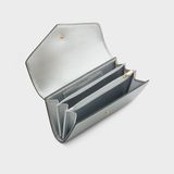  Ví Yuumy (Thời trang nữ dáng dài - Ví da Seasand YV61BC) - Bạc 