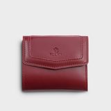  Ví Yuumy (Thời trang nữ dáng cầm tay nhỏ gọn - Ví da Seasand YV95DO) màu đỏ 