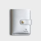  Ví Yuumy ( Thời trang nữ cầm tay - Ví da Smooth YV52 ) màu bạc 