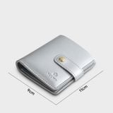  Ví Yuumy ( Thời trang nữ cầm tay - Ví da Smooth YV52 ) màu bạc 