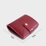  Ví Yuumy ( Thời trang nữ cầm tay - Ví da Smooth YV52 ) màu đỏ 