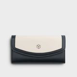  Ví Yuumy ( Thời trang nữ phối dây đeo chéo - Ví da Seasand YV103D ) - Đen 