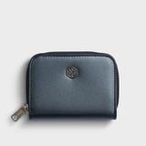  Ví Yuumy ( Thời trang nữ cầm tay nhỏ gọn - Ví da Glossy YV110DT ) - Đen ngọc trai 