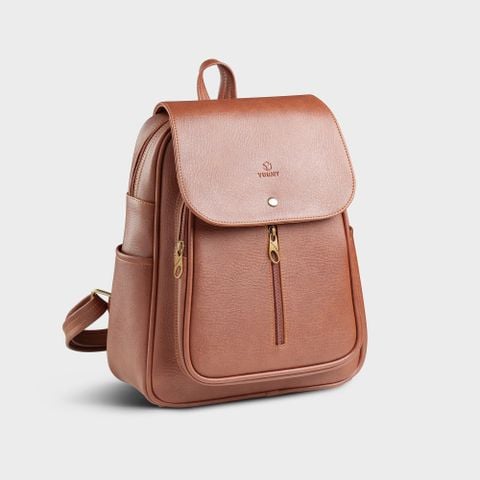  Balo Yuumy ( Thời trang nữ đựng vừa A4 - Balo da YBA5B) - bò 