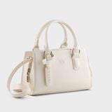  Túi Yuumy (Thời trang nữ da trơn sành điệu size 21 - Túi đeo chéo da Smooth YN343T) màu trắng 