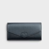  Ví Yuumy (Thời trang nữ dáng dài - Ví da Seasand YV61DT) - Đen ngọc trai 