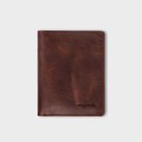  Ví nam da bò Trita (Thời trang nam gấp 2 tiện dụng - Ví da RVN001N) màu nâu 