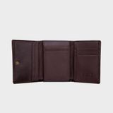 Ví nam da bò Trita (Thời trang nam cao cấp - Ví da RVN03ND) màu nâu đen 