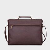  Cặp công sở Trita (Thời trang nam vừa laptop 14 inch - Cặp da TCA4N) màu nâu 