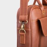  Cặp công sở Trita (Thời trang nam vừa laptop 14 inch - Cặp da TCA6D) màu đen 