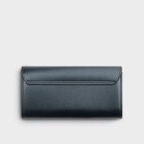  Ví Yuumy (Thời trang nữ dáng dài - Ví da Seasand YV61DT) - Đen ngọc trai 