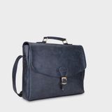  Cặp công sở Trita (Thời trang nam vừa laptop 14 inch - Cặp da TCA4X) màu Xanh đen 