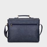  Cặp công sở Trita (Thời trang nam vừa laptop 14 inch - Cặp da TCA4X) màu Xanh đen 