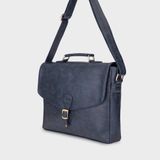  Cặp công sở Trita (Thời trang nam vừa laptop 14 inch - Cặp da TCA4X) màu Xanh đen 
