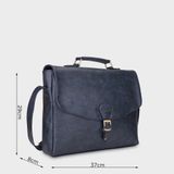  Cặp công sở Trita (Thời trang nam vừa laptop 14 inch - Cặp da TCA4X) màu Xanh đen 