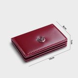  Ví Yuumy ( Thời trang nữ cầm tay mini đựng thẻ - Ví da Seasand YV115DO ) - Đỏ 