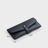  Ví Yuumy (Thời trang nữ kiểu cầm tay dáng dài - Ví da Seasand YV47D) màu đen 