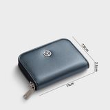  Ví Yuumy ( Thời trang nữ cầm tay nhỏ gọn - Ví da Glossy YV110DT ) - Đen ngọc trai 