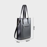  Túi Yuumy ( Thời trang nữ tote - Túi xách da YTX18D2 ) màu đen luxdeli 