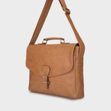  Cặp công sở Trita (Thời trang nam vừa laptop 14 inch - Cặp da TCA4BN) màu bò nhạt 