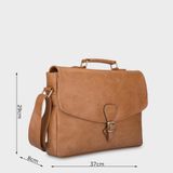  Cặp công sở Trita (Thời trang nam vừa laptop 14 inch - Cặp da TCA4BN) màu bò nhạt 
