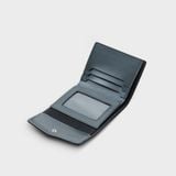  Ví Yuumy (Thời trang nữ dáng cầm tay nhỏ gọn - Ví da Glossy YV95DT) màu đen ngọc trai 