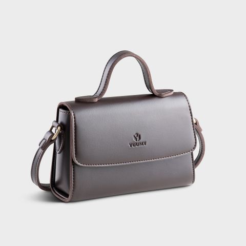 Túi đeo chéo nữ YUUMY YN179 (Màu Nâu Luxdeli)