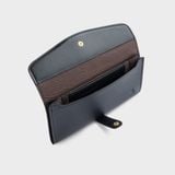  Ví Yuumy (Thời trang nữ kiểu cầm tay dáng dài - Ví da Seasand YV47D) màu đen 