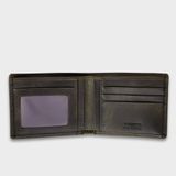  Ví nam da bò Trita (Thời trang nam dáng ngang - Ví da RVN002XR) màu Xanh rêu 