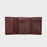  Ví nam da bò Trita (Thời trang nam cao cấp - Ví da RVN03N) màu nâu 