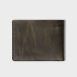  Ví nam da bò Trita (Thời trang nam dáng ngang - Ví da RVN002XR) màu Xanh rêu 